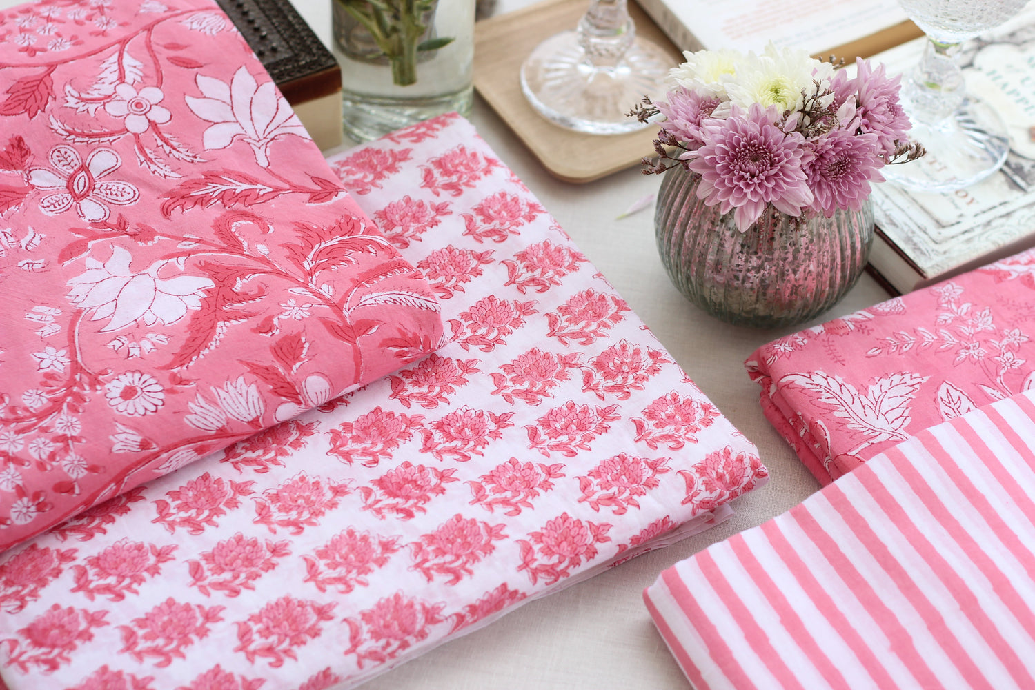 Sanganeri Hand Block Print Fabrics
